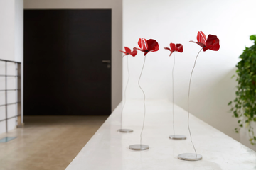 PAPAVERO DELICATO - Steel sculpture by Opinion Ciatti - view 3